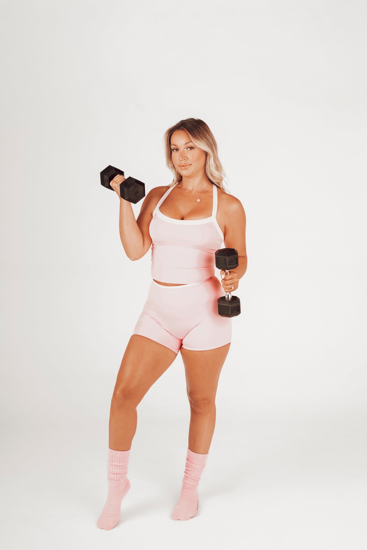 Cross back Tank and Short Set