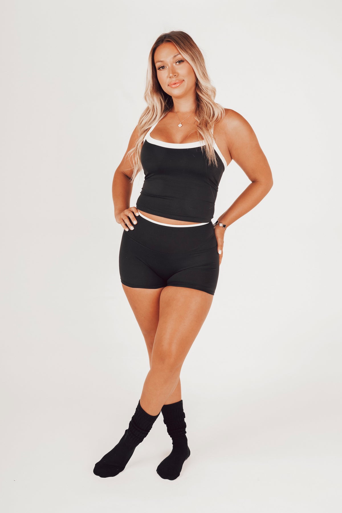 Cross back Tank and Short Set
